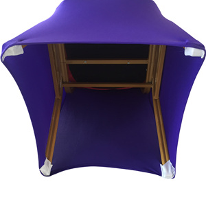 Blanc spandex <span class=keywords><strong>housse</strong></span> de <span class=keywords><strong>chaise</strong></span> <span class=keywords><strong>universelle</strong></span> pour les événements de mariage - Product Image 6