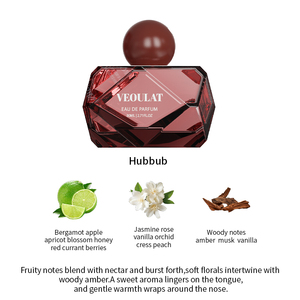 Eau de <span class=keywords><strong>Parfum</strong></span> Fruité Floral Gourmand, Notes de Tête : Cassis Rouge, Abricot, Miel, Notes de Coeur : Jasmin, Rose, Vanille, Orchidée, Notes de Fond : Ambre, Boisé, Musc - Product Image 5
