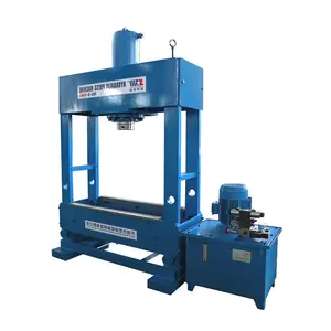 Presse hydraulique manuelle à quatre colonnes, Machine à quatre faisceaux d'huile, échantillon disponible