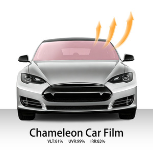 ฟิล์มเปลี่ยนสี Chameleon ขนาด 1.52x30 เมตร ฟิล์มกรองแสงติดกระจกรถยนต์ / ฟิล์มไวนิลหุ้มรถยนต์ ป้องกันรังสียูวี ลดความร้อน - Product Image 3