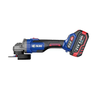 Meuleuse d'angle sans fil 21V sans balais 100mm 9600RPM 4Ah pour la découpe et le meulage du métal