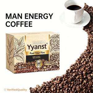 Complément Alimentaire au Café de Maca Certifié GMP pour la Vitalité et l'Énergie Quotidiennes des Adultes, Sachet Individuel, Boisson Instantanée - Product Image 4