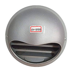 Calandre ronde pour Ventilation en acier inoxydable, 2 pcs, <span class=keywords><strong>Grille</strong></span> de Ventilation, sortie d'air pour tuyau - Product Image 1