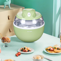 220V Ijs Machine Volautomatische Mini Fruit Ijs Maker Voor Thuis Elektrische Diy Keuken Zelfgemaakte Cream Makers Voor Kinderen