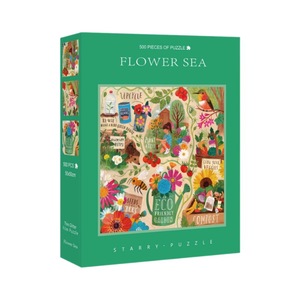 Rompecabezas Starry Puzzle Eco Friendly Garden de 1000 piezas para adultos y adolescentes, forma cuadrada, actividad para estimular el cerebro - Product Image 5