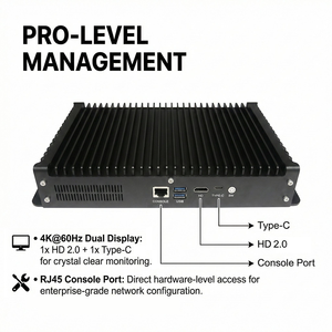 Mini PC Fanless 6x2.5G 2x10G SFP+ Core I3 1215U I5 1235U per Ufficio, Industria, Gateway di Rete, Server, Host Proxmox - Product Image 4
