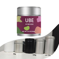 Poudre d'Ube (igname violette) originale des Philippines, en boîtes de 100g, saveur Ube