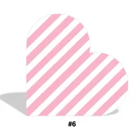 Arche de mariage double couche en métal rose à rayures en forme de cœur 3D, support de toile de fond, décoration de fête, photomaton, décoration d'événement