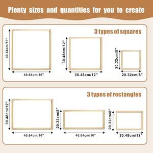 6 juegos <span class=keywords><strong>de</strong></span> barras <span class=keywords><strong>de</strong></span> estiramiento para bordado con 100 grapas para regalos <span class=keywords><strong>de</strong></span> cumpleaños para mujeres - Product Image 3