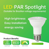 E27 3000K-10000K température de couleur réglable AC100-265V LED PAR38 projecteur CE pour éclairage de vitrines commerciales