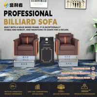 Canapé de billard en cuir sur mesure, chaise de billard pour usage domestique et lieux commerciaux tels que les clubs de billard