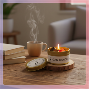 Lilin Aromaterapi Kedelai Ramah Lingkungan Tanpa Asap FRHY dalam Kaleng Logam, Aroma Tahan Lama untuk Rumah, Yoga, Meditasi - Product Image 5