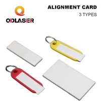 Plaque en céramique QDLASER pour alignement de faisceau laser, trois types de cartes de calibration pour machine-outil de découpe et de soudage à fibre YAG