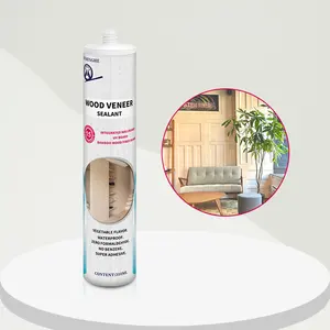 MH Wood Veneer Ms Polymer Sealant No Pollution Mildew Proof Neural Modified MS Sealant For Wood Veneer Wood Decorative Panel