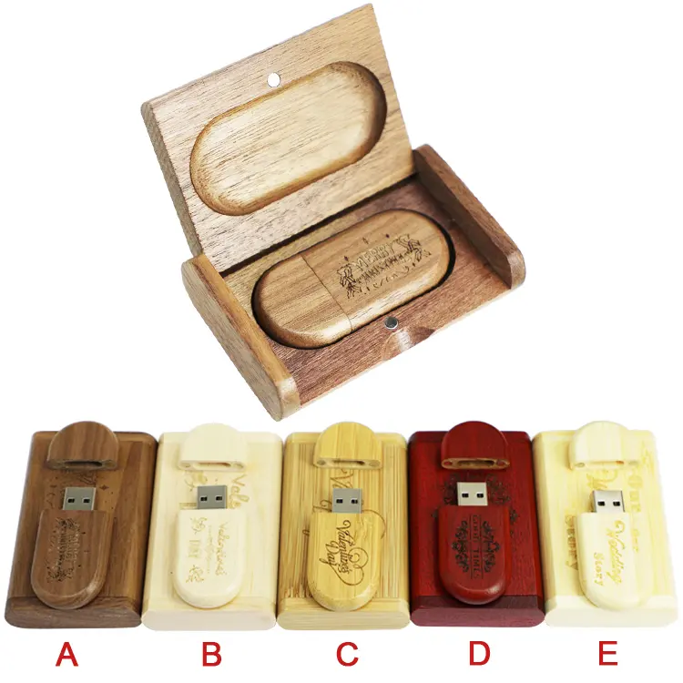 Wood Bamboo USB 4GB 8GB 16GB 32GB 64GB 128GB Flashdisk Memory Stick Cle USB Flash Memory Pen Drive Pendrive USB Flash Drive