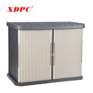 אחסון חיצוני ארון פלסטיק גינה חצר אחסון עמיד למים ארונות שתילה כלים גימור לוקרים - Product Image 6