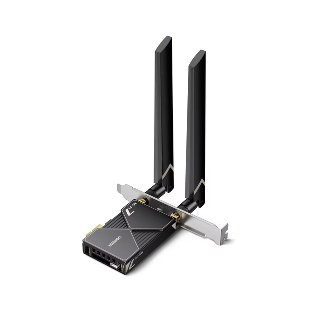 UGREEN WiFi 7 BE6500 PCIe 4Pin WiFi Card 5.4 IEEE 802.11ax/be 6G 2882Mbps/5G 2882Mbps/2.4G 688Mbps BE3600