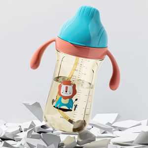 Vente en gros de gobelets d'apprentissage <span class=keywords><strong>pour</strong></span> bébés personnalisés ODM OEM, en PPSU, anti-flatulence, avec tétine en silicone, <span class=keywords><strong>biberon</strong></span> <span class=keywords><strong>pour</strong></span> bébé - Product Image 2