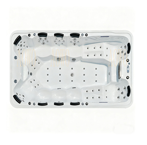 <span class=keywords><strong>Jacuzzi</strong></span> Cabine 10 Personnes, Piscine Spa Extérieure, Bain à remous, Baignoire Spa, Baignoire de récupération thermique en pierre, Cabine de sauna - Product Image 3
