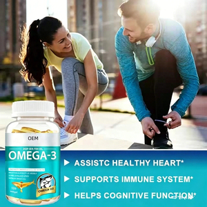 Cápsulas de Aceite de Pescado Omega-3 Halal al por Mayor del Fabricante, Suplementos de Gelatina Blanda 3-6-9, Cápsulas de Aceite de Krill Omega 3 de 1000mg - Product Image 4
