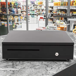 Cassetto Portadenaro POS Automatico con Cinque Scomparti in ABS, 12V, Dimensioni 370x335x80mm per Uso Ufficio - Product Image 6