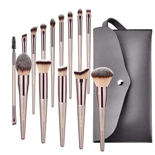 Amazon Hot Sale Makeup Brushes cosmetiquera Free Sample maquillaje por mayor Private Label Makeup Brush Set