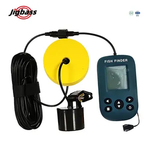 Jigbass YDH-01 cầm tay IPX4 không thấm nước phát hiện cá báo động có dây Sonar cảm biến 0.7-100m sâu hơn dưới nước cá