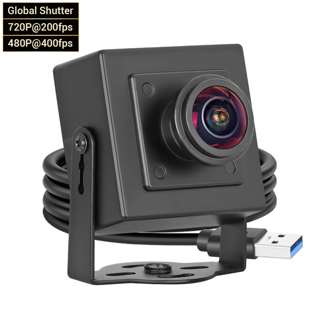 ZWAK 1.3MP Global Shutter USB3.0 HD Industrial Camera 400fps/200fps High-speed Motion Capture Without Driving Mini Camera