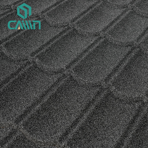 ألواح تسقيف من الفولاذ المطلي بالحجر والألومنيوم والزنك بتصميم عصري الأكثر مبيعًا، بسماكة 0.<span class=keywords><strong>2</strong></span> مم - 0.58 مم للأسقف المائلة - Product Image 4