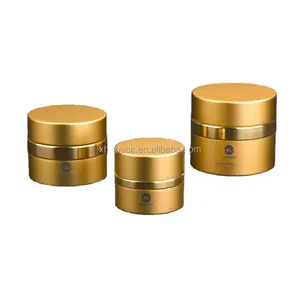 Vendita calda oro lucido opaco 7ml 15ml 30ml 50ml barattolo di crema cosmetica in alluminio flacone di Gel per smalto per unghie