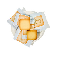 Biscuits sandwich fourrés au fromage, biscuits croustillants, style japonais, collation sucrée, emballage individuel, OEM, ODM, marque privée, fabrication en usine