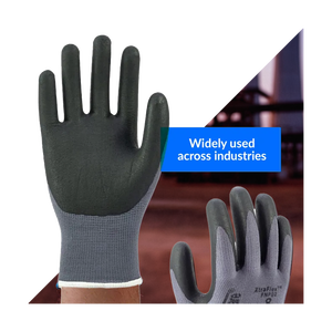 Gants de sécurité pour champs pétrolifères en nitrile résistants aux chocs Gants de travail faciles à installer et à couper - Product Image 1