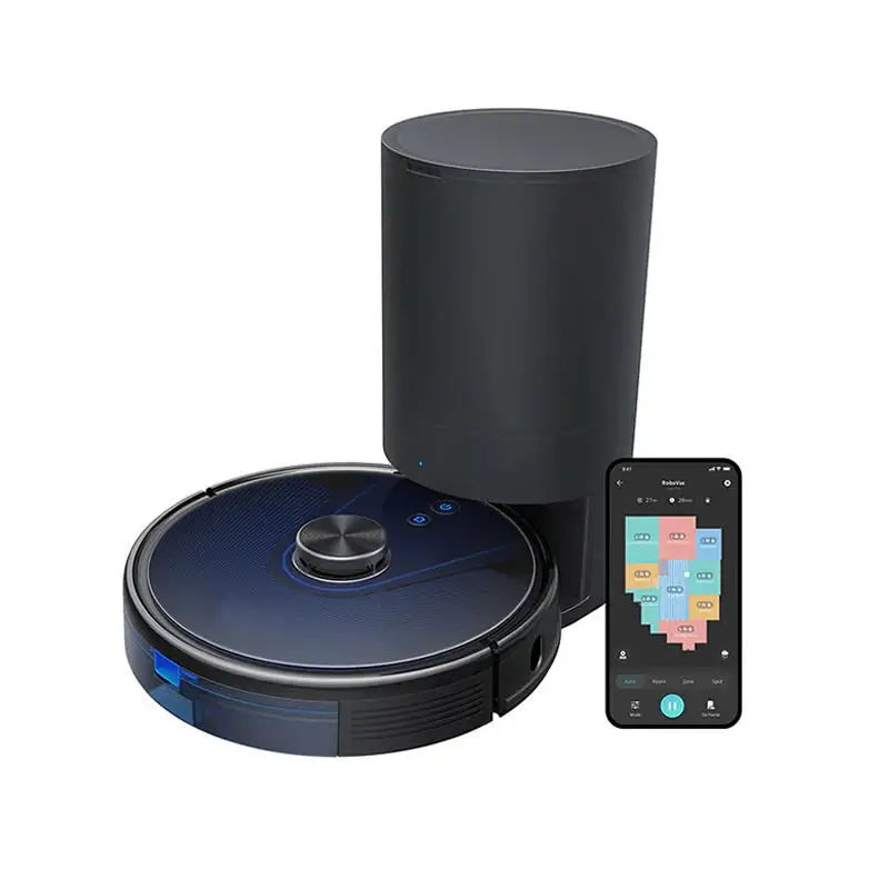 High-end Multifunctional Smart Wet and Dry Vacuum Cleaning Robot with Self-Emptying Dustbin