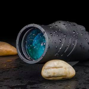 Asika Mu 10x50 HD 성인 포켓 단안 FMC & BAK4 N2 방수 IPX7 충전 N2 성인 쌍안경 및 망원경 - Product Image 4