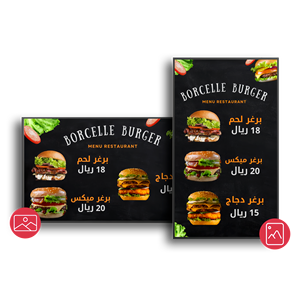 Panneau mural LCD intérieur direct usine, <span class=keywords><strong>menu</strong></span> numérique avec système Android pour restaurant, certifié CE FCC RoHS - Product Image 1