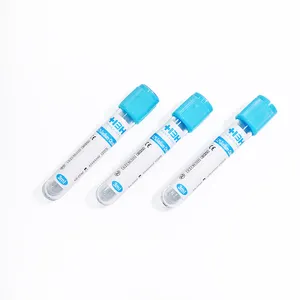 Laboratory Test Sodium Citrate Vacuum Blood Collection PT Tube With Blue Top