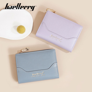 กระเป๋าสตางค์ใบเล็กสำหรับผู้หญิง Baellerry หนังนิ่ม ซิปใส่เหรียญ ใช้ได้ทุกวัน - Product Image 4