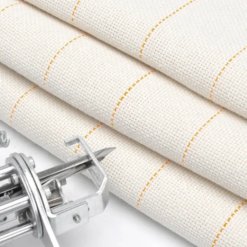 Cor primária tufting tecido, tapete tecido base, algodão e poliéster misturado tufting tecido