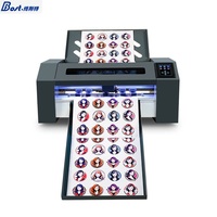 1BOST ZD350 Máquina de Corte Ultra Automática con Alimentación Automática, Motor Paso a Paso, Cortadora de Etiquetas en Hoja, Plotter, CCD Delta Digital