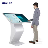 43 49 55 Inch Floor Standing Touch Screen Kiosk Interactive Information Kiosk for Shopping Center Wayfinding Hotel