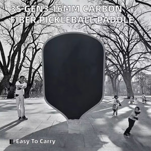 ไม้พายพิคเคิลบอล Kellett <span class=keywords><strong>Handmade</strong></span> Premium T700 DBD แบบขึ้นรูปด้วยความร้อน ทนความร้อนสูงและต่ำ สีดำ ขนาด 16.3x7.7 นิ้ว สำหรับการเล่นพิคเคิลบอล - Product Image 4