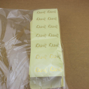 Etiquetas adhesivas de papel de aluminio de oro rosa con logotipo redondo, Kraft pegatina de pared, libro, etiqueta de Jeans para niños para tarros de miel - Product Image 3