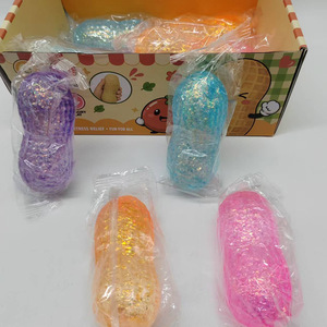 Jouets en peluche réalistes en forme d'arachide à récupération lente, best-sellers, décorations de bureau, jouets anti-stress, décorations - Product Image 2