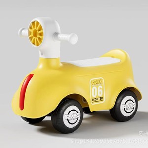 Cute Dino Children's Balance Bike 12 Inch Four Wheel <b>Plastic</b> <b>Frame</b> For 1-3 Year Olds - Product Image 5