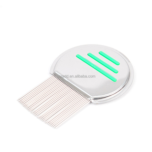 Peignes à <span class=keywords><strong>poux</strong></span> professionnels en acier inoxydable et peigne pour animaux de compagnie pour éliminer efficacement les <span class=keywords><strong>poux</strong></span> et les lentes des cheveux - Product Image 6