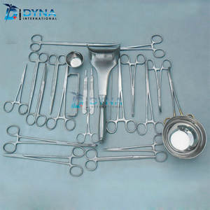 CESAREAN SET of 59 VETERINARY SURGICAL INSTRUMENTS - Product Image 1