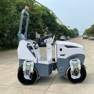 चिकनी व्हील 1 टन-4 टन डबल ड्रम रोड रोलर कम्पेक्टर के साथ - Product Image 3