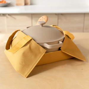 Sac fourre-tout en toile pour casseroles, plaques de cuisson et autres récipients de stockage alimentaire ; sac de pique-nique ; sac résistant à la chaleur et écologique ; sac à pizza - Product Image 4