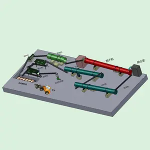 Productielijn Voor Het Maken Van Organische Compostering Van Kippenmest