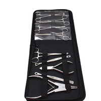Kit d'outils de piercing en acier inoxydable, pinces stériles, aiguilles de piercing, boules pour salons de tatouage